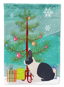 Dutch Rabbit Christmas Flag Garden Size BB9325GF - Picture 1 of 3