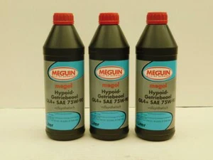 11,97€/l Megol Hypoid Getriebeöl GL4+ 75W-90 3 x 1 L Ford ESD-M2C 175-A VW50150 - Bild 1 von 1