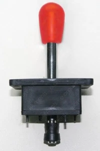 ARCADE MAME MACHINE RED BATON JOYSTICK MICROSWITCH - Picture 1 of 1