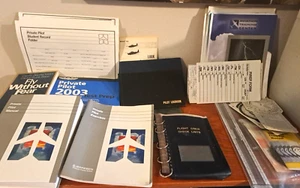 Jeppesen PRIVATE PILOT MATERIALS Manual Logbooks Graphing Test Prep Plane Flying - Picture 1 of 4