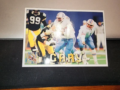 Gary Brown #14 Oilers 1994 Pacific Crowne Collection Tri-Fold Oversized - OILERS - Image 1 of 4