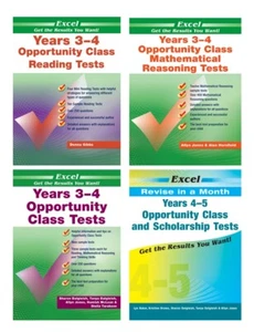 New 2022 Excel Opportunity Class ( OC) Tests 4 Books Pack Year 3 - 4 - Picture 1 of 14