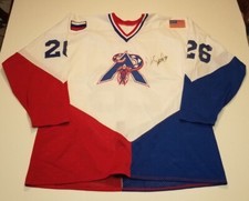 AMARILLO RATTLERS Game Worn Jersey NICK SINERATE 1998-99 WPHL used chl gorillas