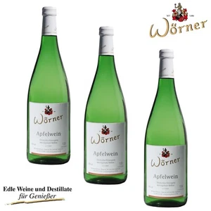 (6,33€/l) 3 Fl. á 1L Apfelwein - WEINGUT WÖRNER - Fruchtwein eigene Herstellung - Bild 1 von 6