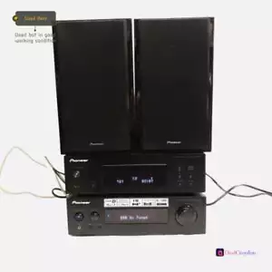 RECEPTOR ESTÉREO PIONERO SX-P01DAB-K + REPRODUCTOR DE DISCOS COMPACTOS PD-P01-K + ALTAVOCES - Imagen 1 de 10