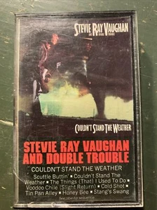 1984 Stevie Ray Vaughn Couldn't Stand The Weather Cassette - Picture 1 of 6