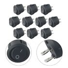 10Pcs 12V Round Rocker Switch Onoff 2 Pin Spst Easy To Install In Camper Van