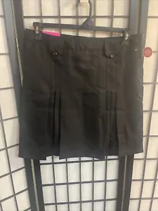 French Toast Sz 18 Girls Black School Uniform Pleated Skirt NWT Academic - Picture 1 of 3