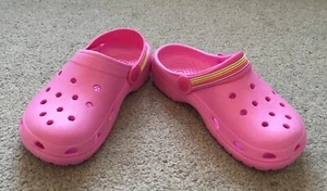Shoe Zone Girls Pink Clogs. Size 1. NEW - Picture 1 of 7