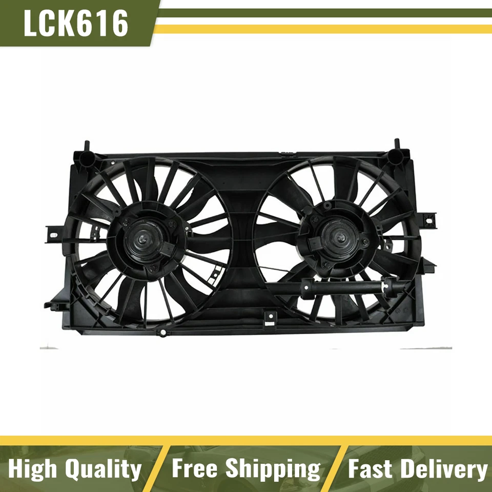 Двойной вентилятор охлаждения радиатора Dorman в сборе Dorman подходит для 00–03 Impala Monte Carlo - Изображение 1 из 4