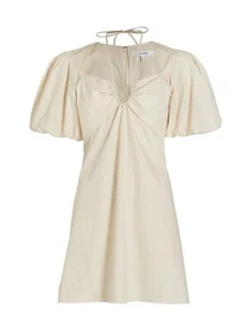 Rahmen Minikleid mit Bindeband & Puffärmeln Größe S - Bild 1 von 7