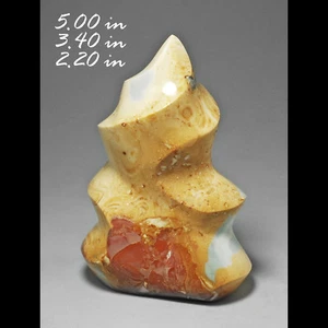 Ïdesert Image Jasper Spirale Minéraux Spécimens Cristaux Gems-Cab - Picture 1 of 3