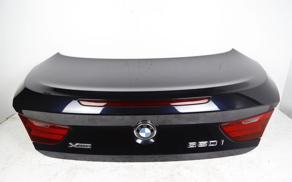 2012-2018 BMW F13 640i 650i COUPE LID TRUNK W/ CAMERA CARBON BLACK METALLIC 416 - Image 1 of 4
