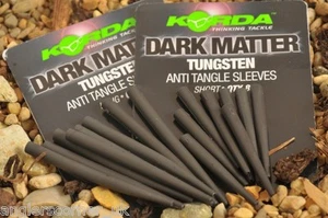 Korda Dark Matter Tungsten Anti Tangle Sleeves - Long or Short - Carp Fishing - Picture 1 of 1