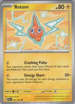 Rotom Common SV08: Surging Sparks 061/191 LP - Image 1 of 2