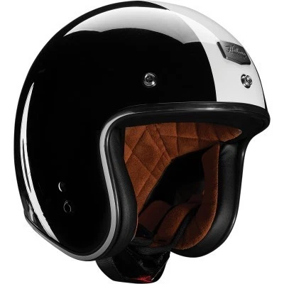 Thor Mccoy Open Face 3/4 Helmet - Black/White - Adult Size Medium  Foto 1 de 4