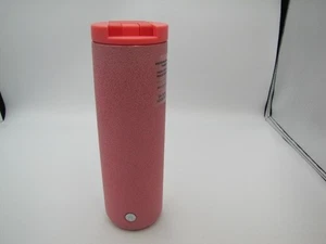 Vaso aislado al vacío Starbucks 2022 rosa brillo 16 oz mini logotipo de sirena, rasguño - Imagen 1 de 14