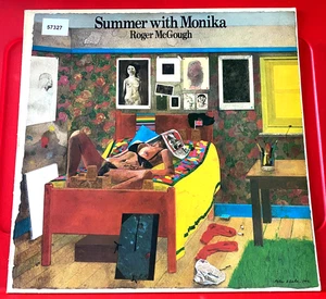 Roger McGough Summer With Monika LP UK ORIG 1978 Island ILPS 9551 Poetry VINYL - Picture 1 of 10