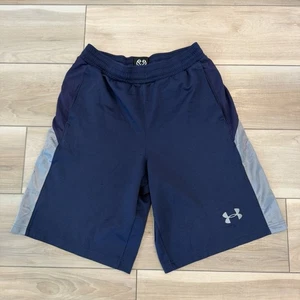Under Armour Loose Fit Basketballshorts marineblau/grau Herren Small " - Bild 1 von 6