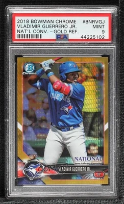 2018 Bowman Chrome National Convention /50 Vladimir Guerrero Jr PSA 9 MINT - Image 1 of 2