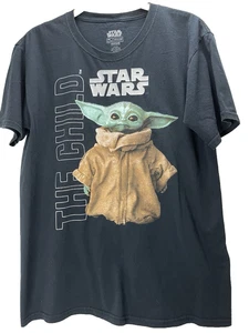 Star Wars Jerry Leigh Baby Yoda The Child T-Shirt schwarz Gr. XL Baumwolle - Bild 1 von 6