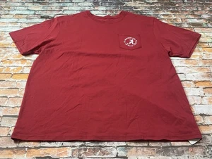 Alabama Shirt Adult XL Red Southern Tide Roll Tide Crimson Outdoor Tee Mens - Picture 1 of 12