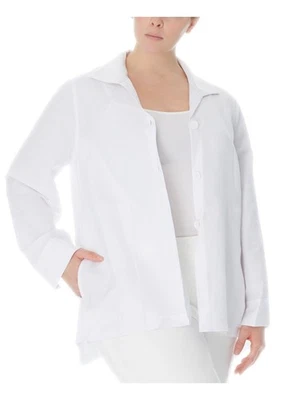 Chaqueta con botones ANNE KLEIN beige con bolsillos para mujer 1X Foto 1 de 4