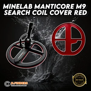 Minelab Manticore M9 Search Coil Cover Red - Picture 1 of 3