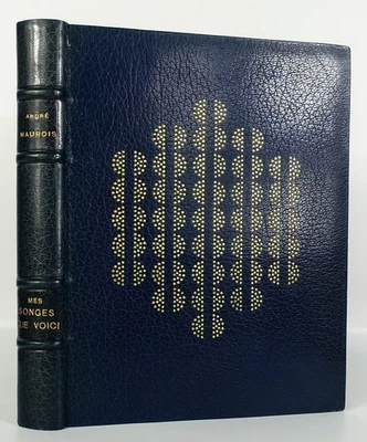 📖 ANDRÉ MAUROIS-MES SONGES QUE VOICI. EO 1933-EX NUM 1/41 SUR ARCHES-RELIURE - Photo 1/4