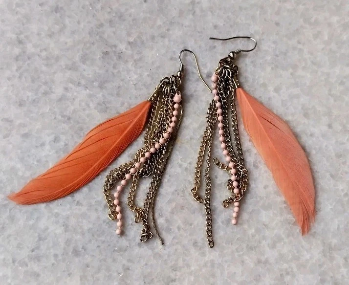 Vintage earrings in boho style  - Image 1 of 1