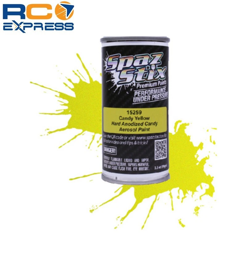 Tinta aerossol amarela doce Spaz Stix lata de 3,5 oz SZX15259 - Imagem 1 de 1