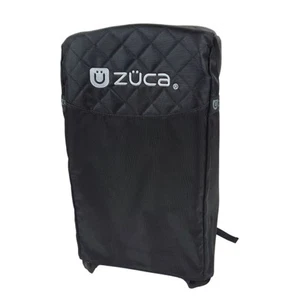 ZUCA Pro Artists Travel Bag Silver Frame Black 2 Wheels w/ Cover No Pouches - Picture 1 of 12