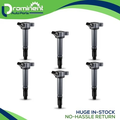 6 катушек зажигания для 2005-2024 Toyota Camry RAV4 Avalon Lexus RX350 ES350 UF487 - Изображение 1 из 4