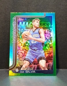 2025-26 Topps Flagship #93 Tristan Da Silva Green Foilboard /99 Magic - Picture 1 of 3
