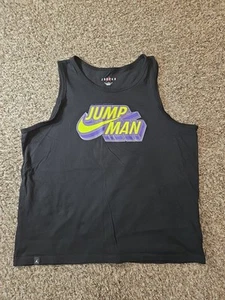 Camiseta sin mangas Nike Jordan Jump Man gráfica sin mangas negra talla XL DM1450 010 atlética - Imagen 1 de 6