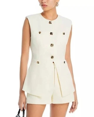 Жилет на заказ Endless Rose Cream XS с пуговицами передними карманами, с подкладкой, тонкий - Изображение 1 из 4