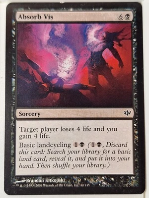 Absorb Vis - Conflux - Magic the Gathering MTG Nice! - Image 1 of 3