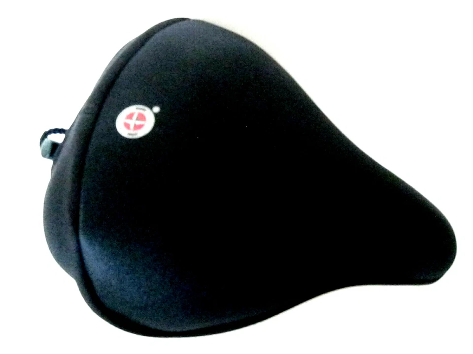 Cubierta de sillín ancha de gel doble para asiento de bicicleta Schwinn Comfort negra usada en excelente estado Foto 1 de 4
