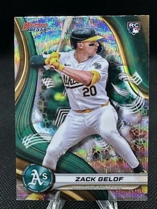 2024 Bowmans Best Zack Gelof RC Rookie Wave Refractor Athletics - Picture 1 of 2