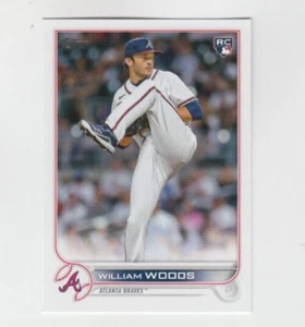 (10) William Woods 2022 TOPPS UPDATE SERIES ROOKIE LOT #US195 ATLANTA BRAVES RC - Picture 1 of 1