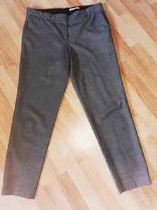 Boss Hose Damen Größe 40, hellgrau, Hahnentrittmuster, Wolle mit Elasthan - Bild 1 von 7