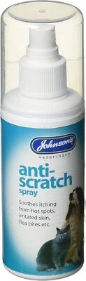 Johnsons Vet Anti-Scratch Spray 100ml for Pets FAST FREE POSTAGE