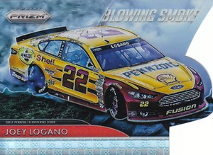 2016 Prizm Racing Blowing Smoke Prizm Refractor Joey Logano #B10