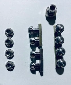 Anti Theft Security T-Bolt & Tool FREE Square Nut Set - Picture 1 of 1