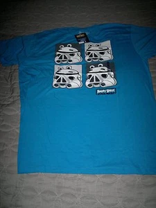 NWT ANGRY BIRDs STAR WARs STORM TROOPER SHIRT sz XXL 2XL ADULT - Picture 1 of 11