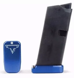 Taran Tactical Glock 43 +1 Round Base Pad All Colors (Blue) - Picture 1 of 3