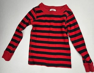 Hanna Andersson Little Kids Unisex Size 100 cm US 4 Red Striped Top Organic - Picture 1 of 5