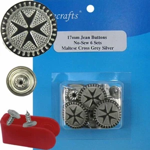 Botones tack de jean de repuesto de 17 mm sin costura (BSA26_6) 6 quilates. - Imagen 1 de 3