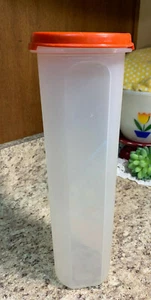 Tupperware Modular Mates Tall Rd 4-3/4 Behälter #1661 & rotes Siegel #1607 K1 S35 - Bild 1 von 6