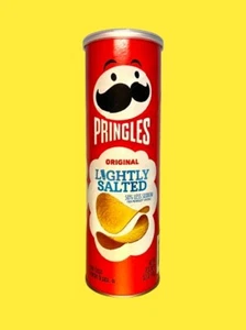 🟠New Limited Pringles Lightly Salted 50% Less Sodium Potato Crisps Chips 5.5oz - Picture 1 of 2